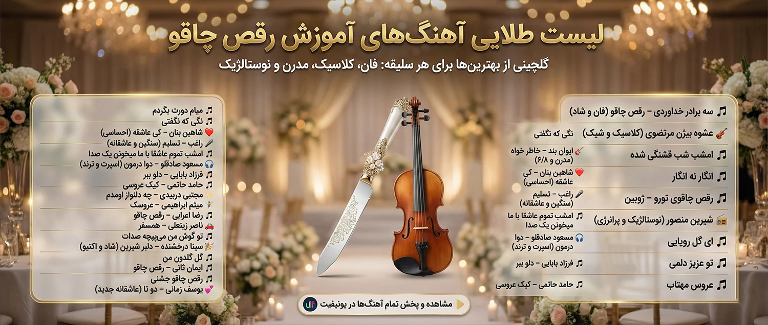 محبوبترین آهنگها برای آموزش رقص چاقو - یونیفیت